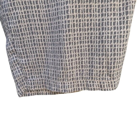 Cherokee Womens Grey White Checkered Lightweight Flowy Drawstring Waist Pants XL - Picture 3 of 9